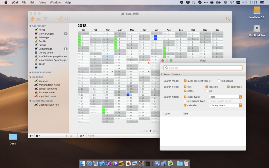 yCal for Mac v1.6 日历应用程序 破解版下载