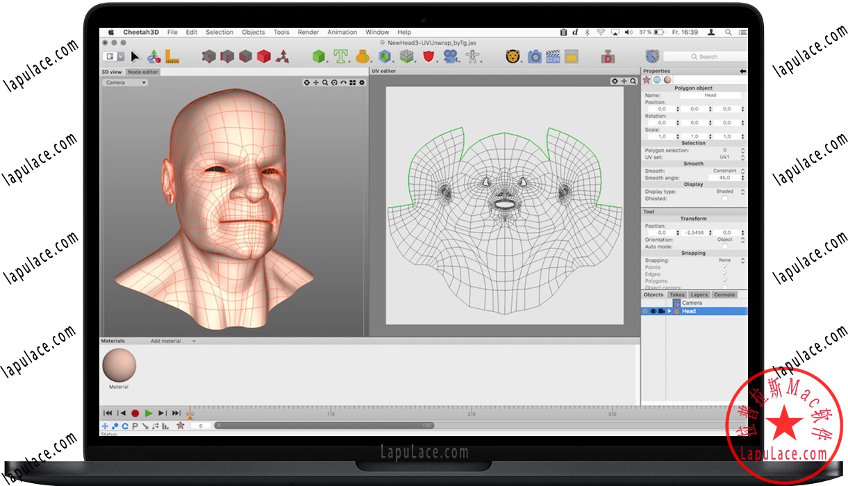 Cheetah3D for Mac v7.4.2 3D建模，渲染和动画软件 破解版下载