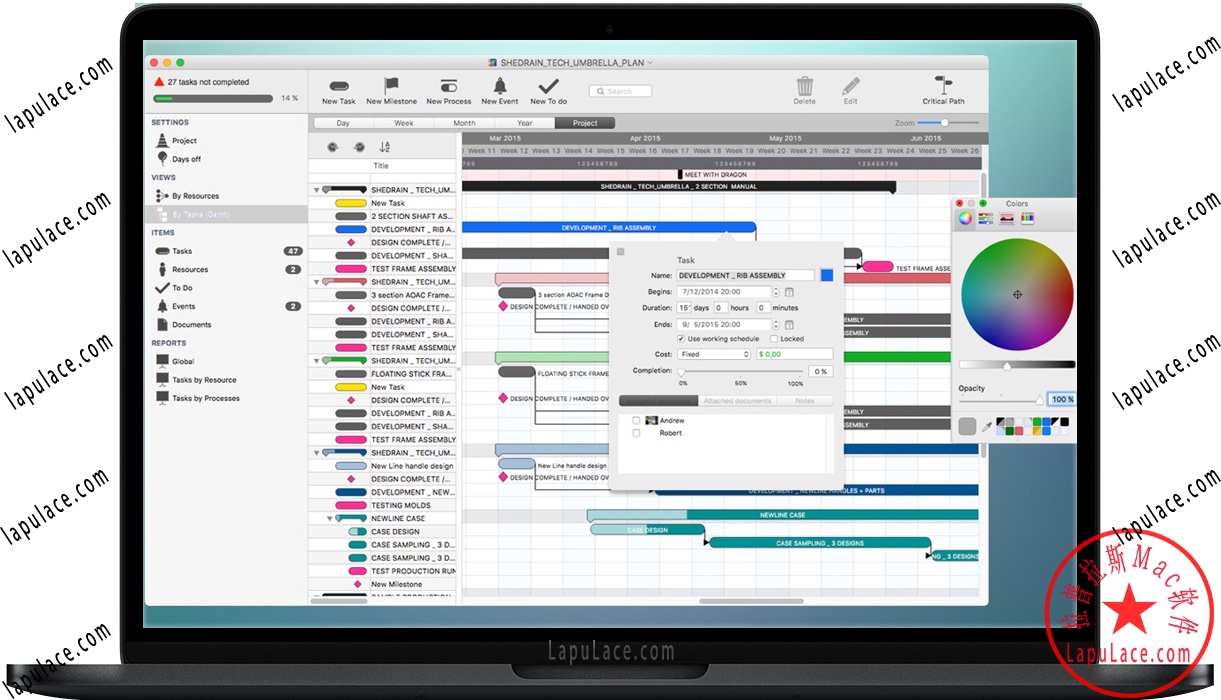 xPlan for Mac 项目管理与甘特图软件 App Store下载