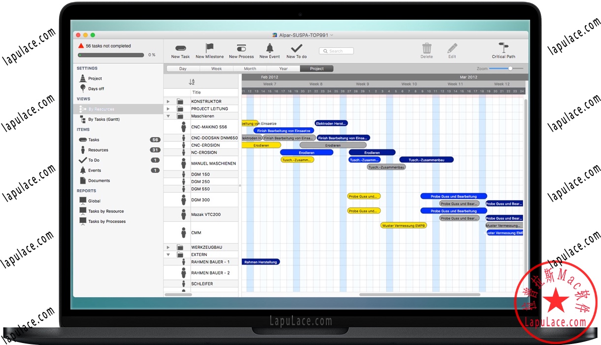 xPlan for Mac 项目管理与甘特图软件 App Store下载