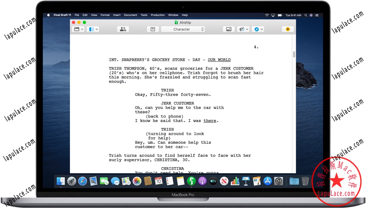 Final Draft 11 for Mac 剧本写作软件 破解版下载