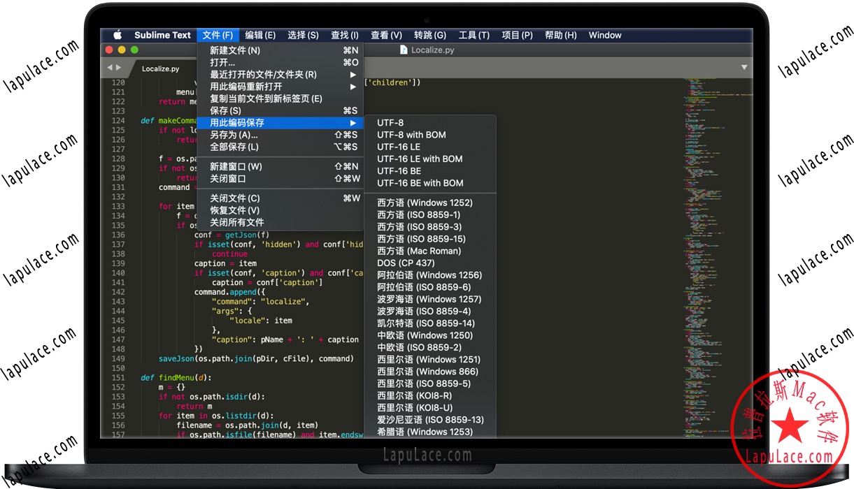 Mac Sublime Text 苹果电脑代码编辑器 中文汉化破解版下载