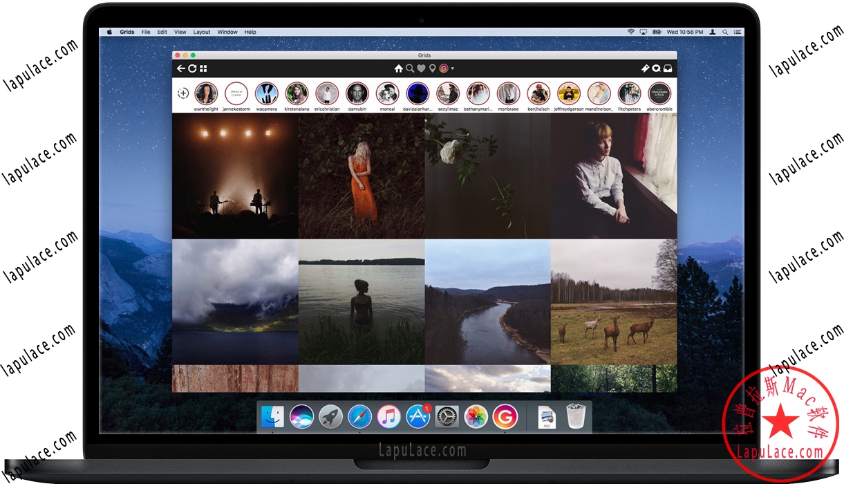 Mac Grids 苹果电脑Instagram桌面客户端 中文破解版下载