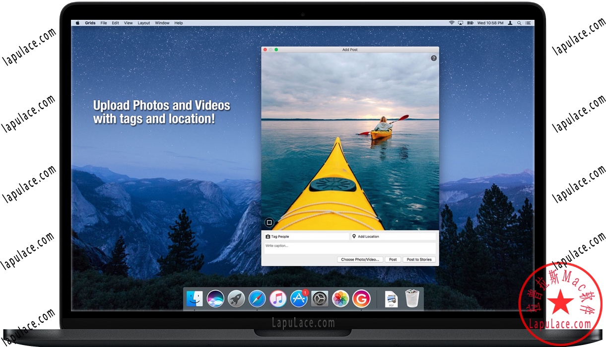 Mac Grids 苹果电脑Instagram桌面客户端 中文破解版下载