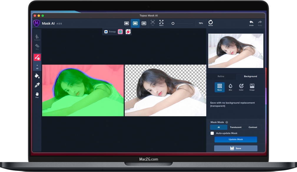Topaz Mask AI for Mac v1.3.5 苹果电脑智能蒙版抠图软件 破解版下载