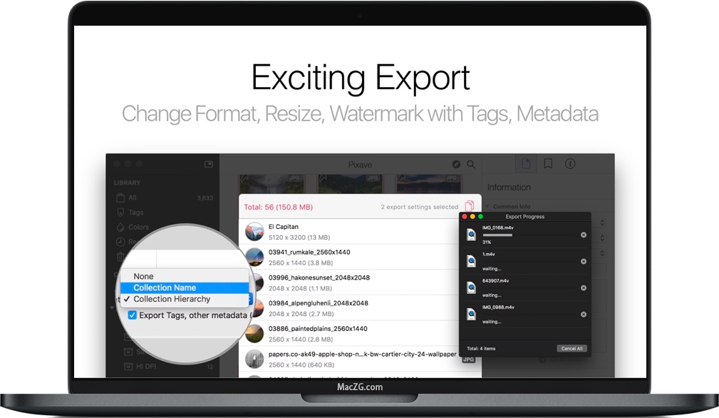 Pixave for Mac 苹果电脑系统强大的素材管理软件