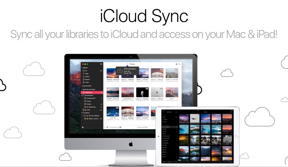 Pixave for Mac 苹果电脑系统强大的素材管理软件