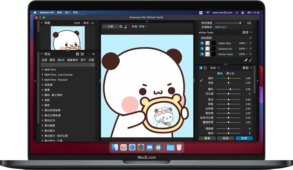Exposure X6 for Mac 创意摄影的最佳图像编辑 中文汉化版下载