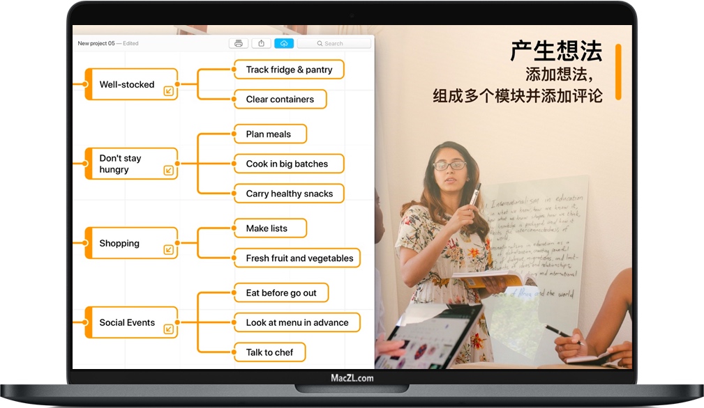 iMap Builder for Mac 苹果电脑思维导‪图软件‬ 中文破解版下载
