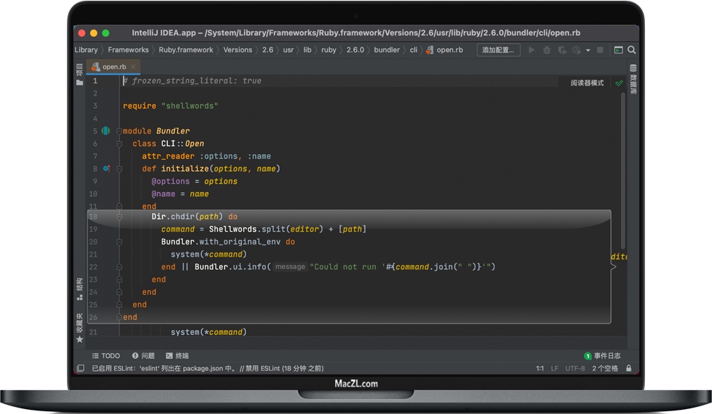RubyMine for Mac Ruby和Rails开发程序 中文汉化版下载