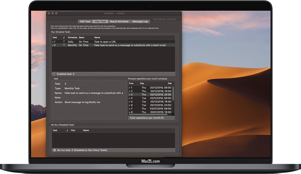 Cronette for Mac 苹果定时执行任务管理程序 破解版下载