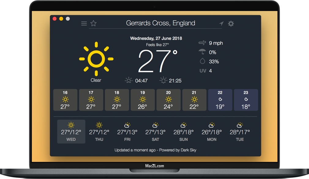 Weather Guru for Mac 苹果精准的天气应用程序 破解版下载