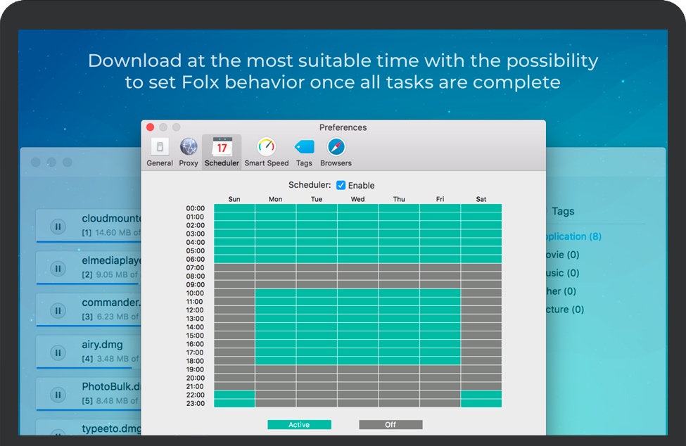 Folx GO+ for Mac 苹果电脑下载管理器和BitTorrent客户端