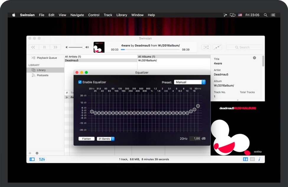 Swinsian for Mac 苹果电脑高级音乐播放和管理程序 破解版下载