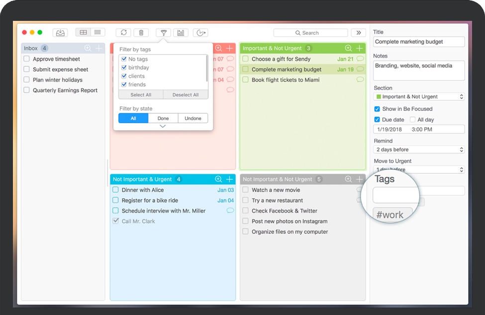 Focus Matrix for Mac 苹果电脑智能任务管理器 破解版下载