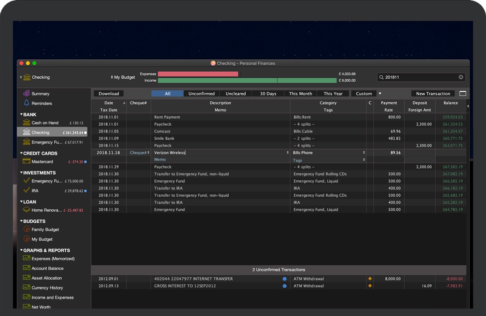 Moneydance for Mac v2021 苹果能个人财务管理软件 破解版下载