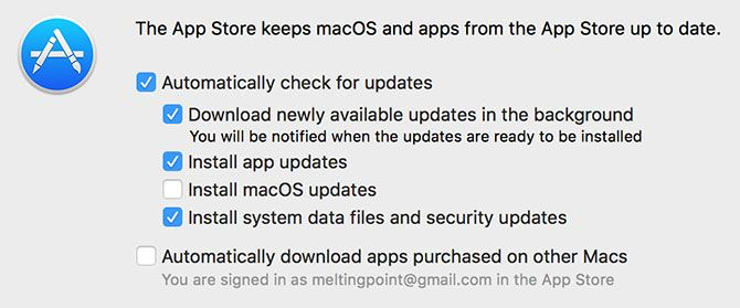 Mac自动更新