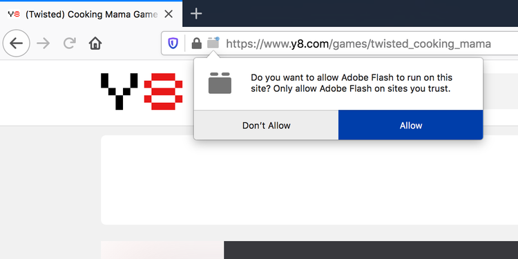 在Mac上的Firefox中启用Adobe Flash Player
