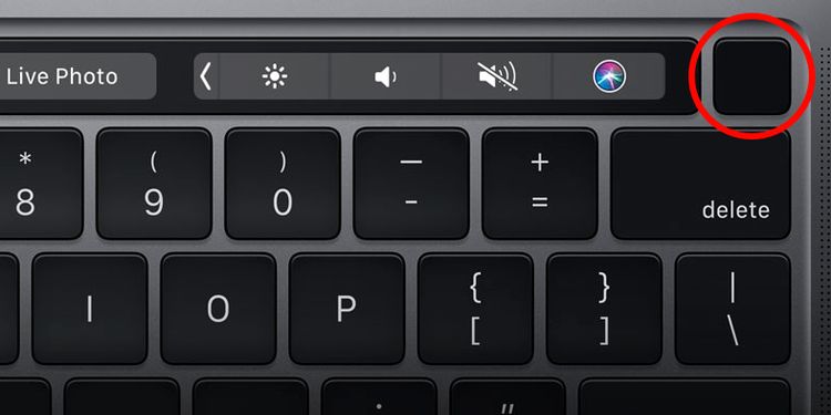 MacBook Pro电源按钮