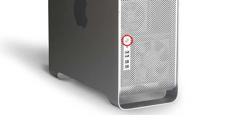 Mac Pro 2012电源按钮