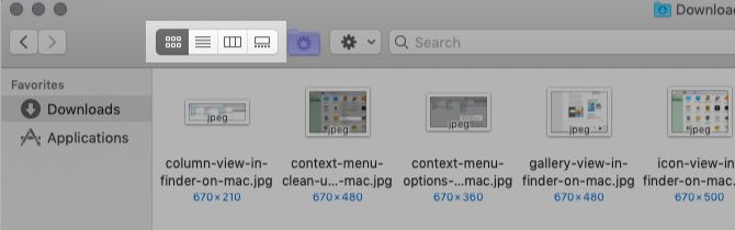 工具栏按钮，用于在Mac上的finder视图