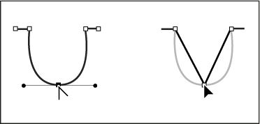 单击平滑点以创建角点.png 单击平滑点以创建角点.png