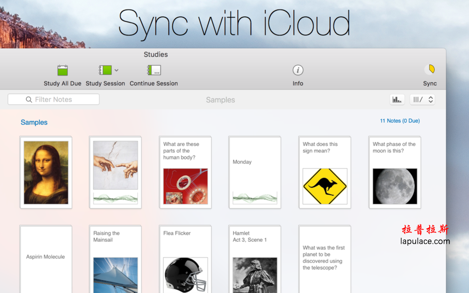 Studies for mac,Studies mac破解版,Studies序列号,Studies,学习记忆软件,mac软件