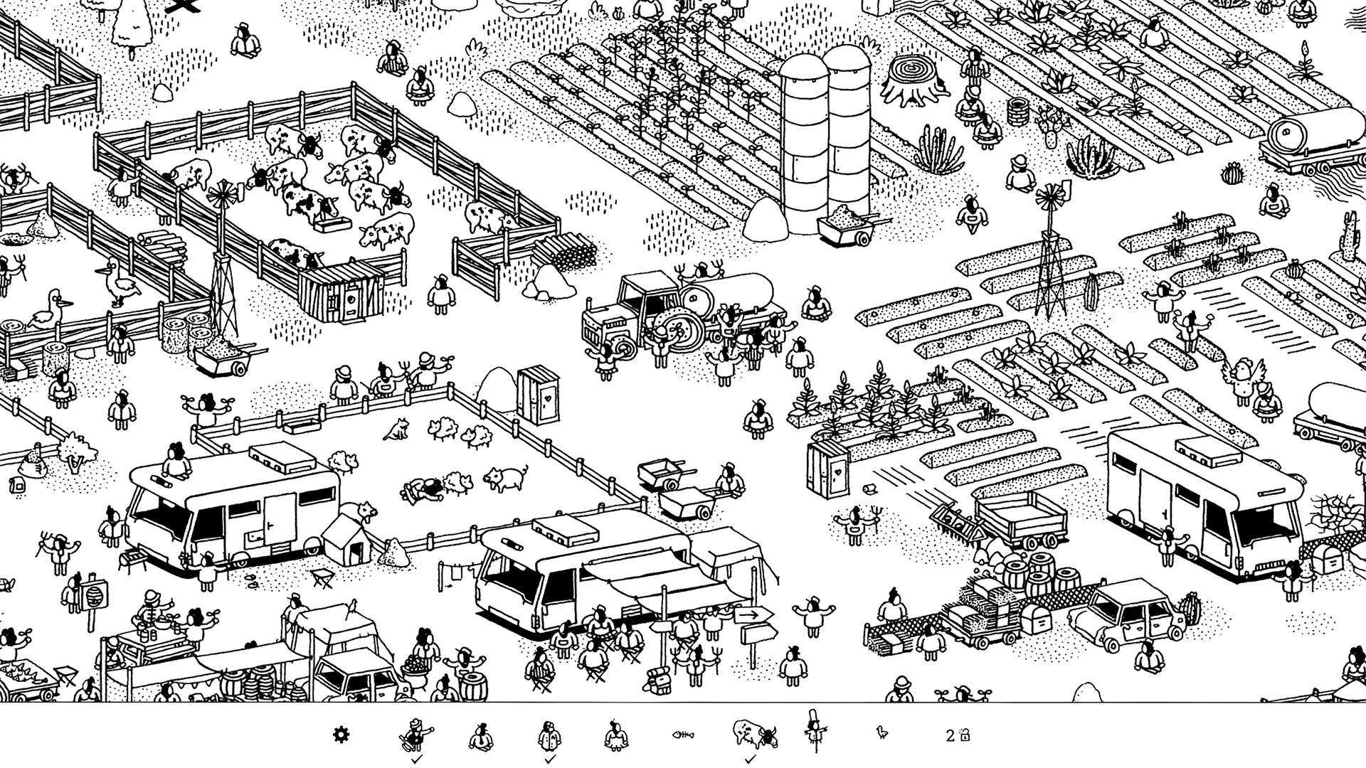 Hidden Folks for Mac v1.6.4 隐藏的人 手绘风格找茬游戏