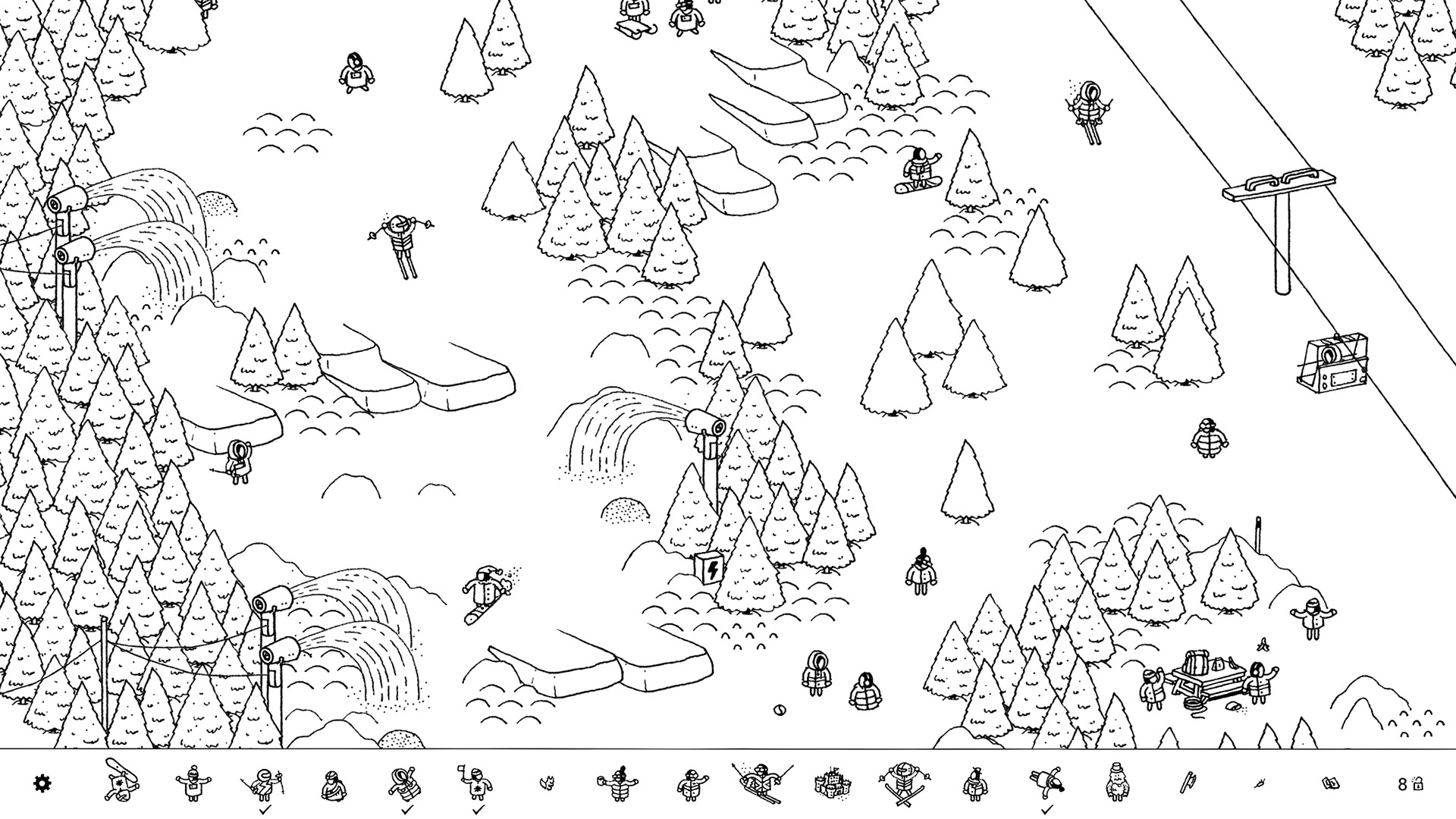 Hidden Folks for Mac v1.6.4 隐藏的人 手绘风格找茬游戏