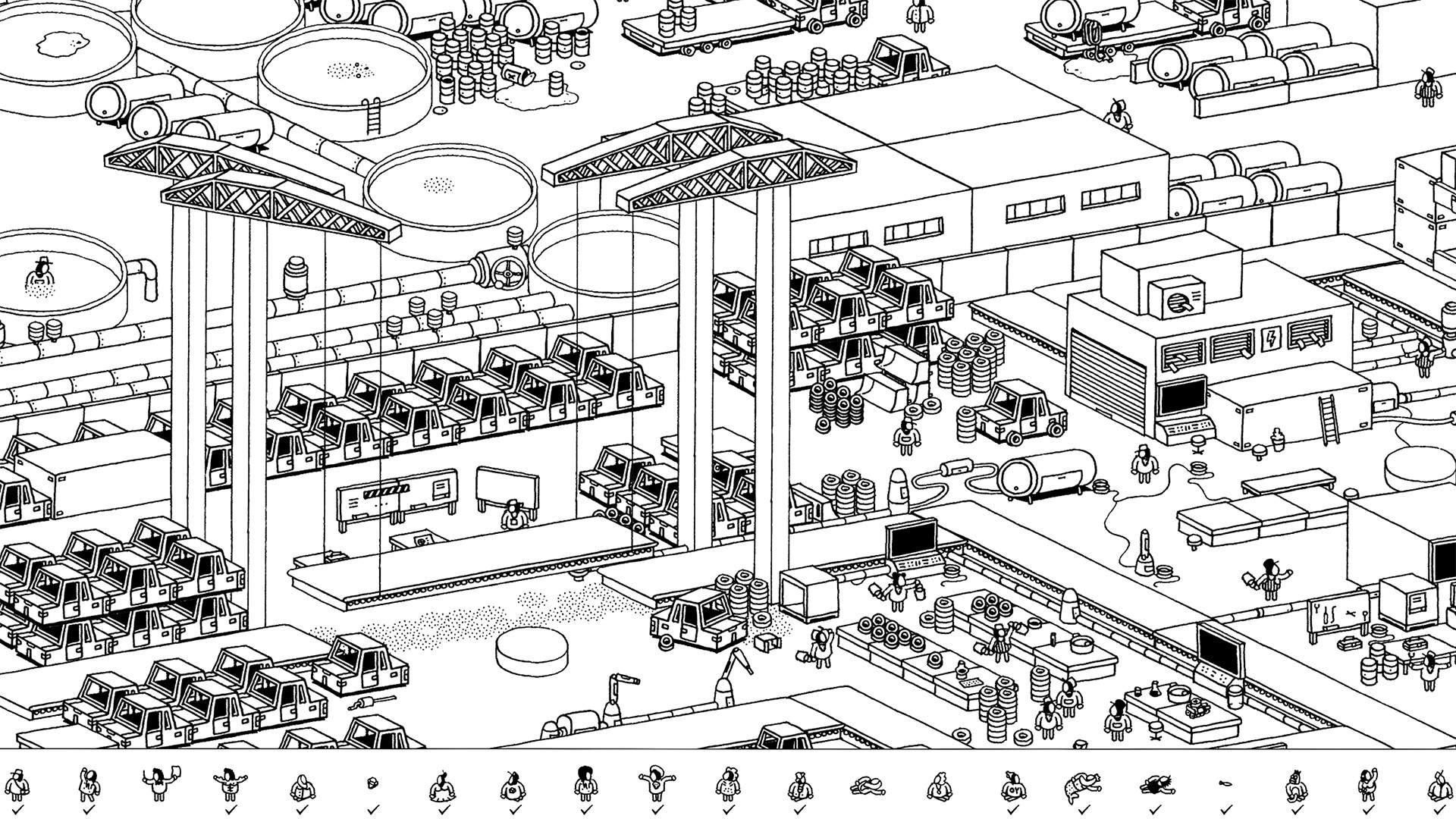 Hidden Folks for Mac v1.6.4 隐藏的人 手绘风格找茬游戏