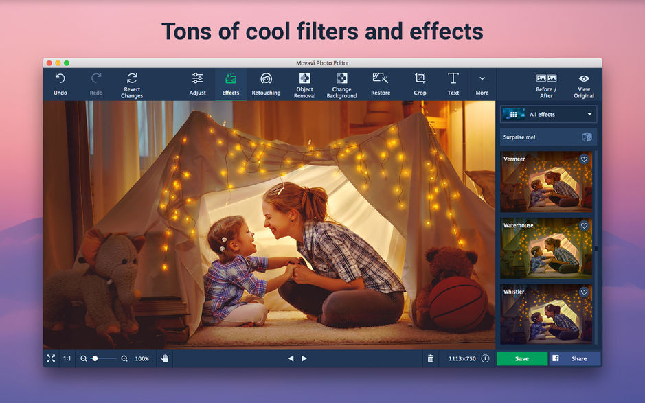 Movavi Photo Editor 5 for Mac v5.7.0 照片编辑器 中文破解版下载