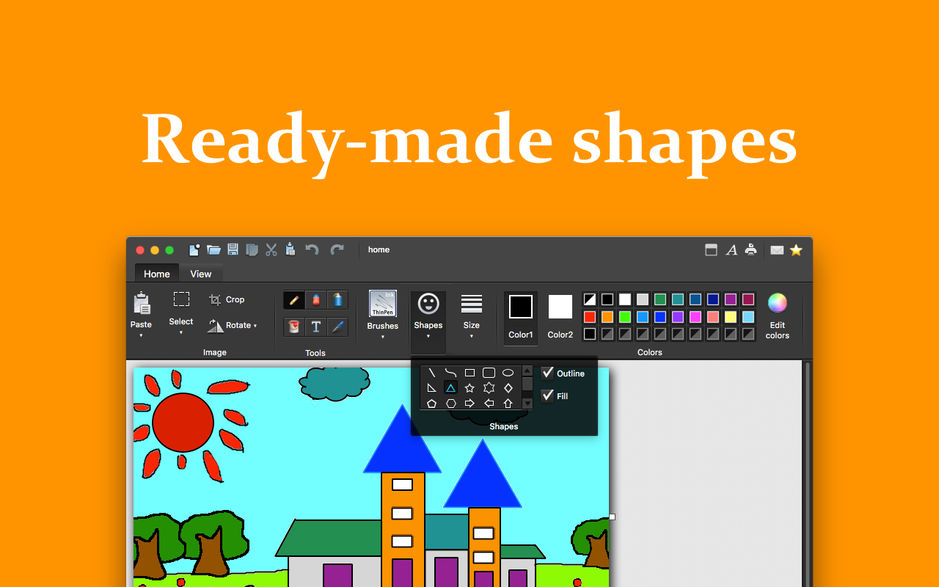 Paint X for Mac v4.5.3 经典的绘图软件 破解版下载