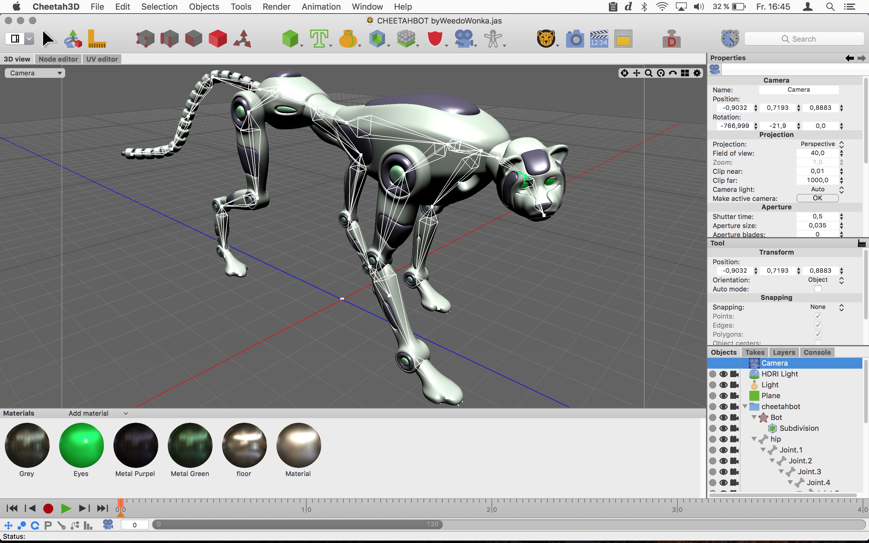Cheetah3D for Mac v7.3.2 3D建模，渲染和动画软件 破解版下载