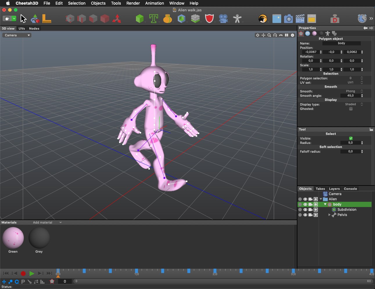 Cheetah3D for Mac v7.3.2 3D建模，渲染和动画软件 破解版下载