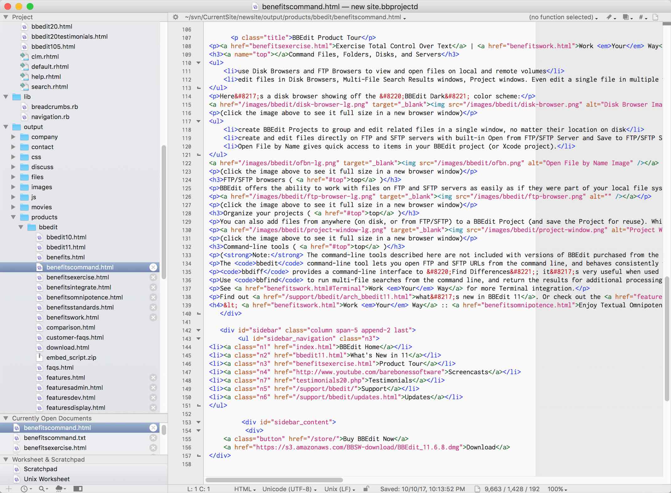 BBEdit for Mac 12.6.1 专业的HTML和文本编辑器 破解版下载