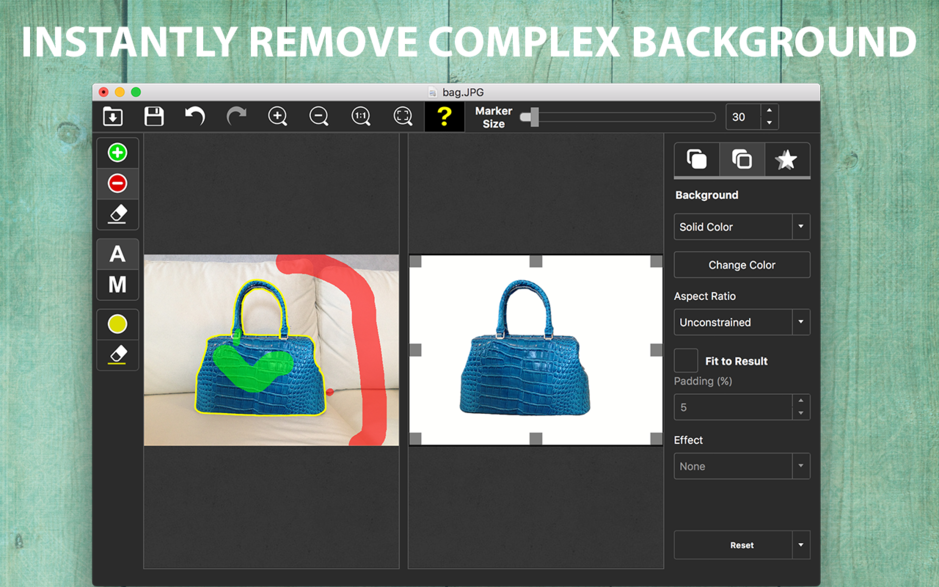 PhotoScissors for Mac 6.0 快速删除照片中的背景 破解版下载