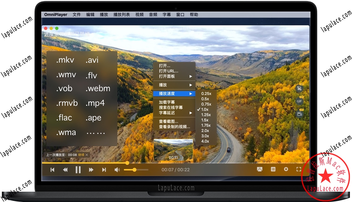 OmniPlayer for Mac 全能影音播放器终身VIIP 中文版App Store下载