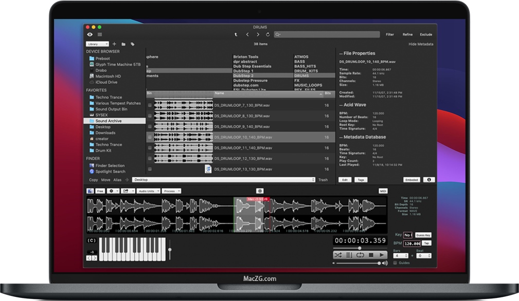 AudioFinder for Mac 苹果电脑音频库和生产基站 破解版下载