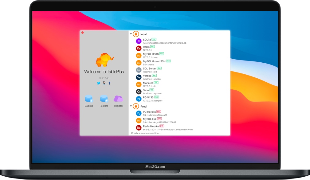 TablePlus for Mac 苹果电脑关系数据库GUI工具 破解版下载