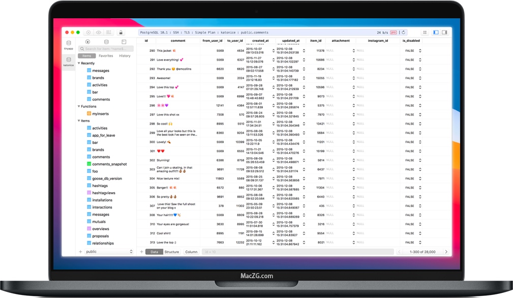 TablePlus for Mac 苹果电脑关系数据库GUI工具 破解版下载
