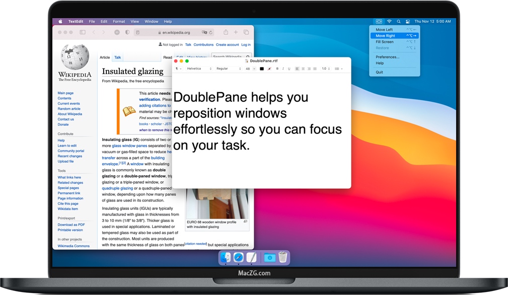 DoublePane for Mac 苹果电脑窗口管理软件 破解版下载