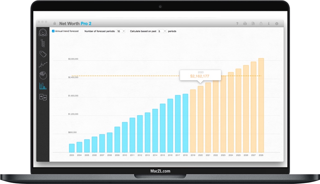 Net Worth Pro 2 for Mac 苹果电脑资产管理软件 破解版下载