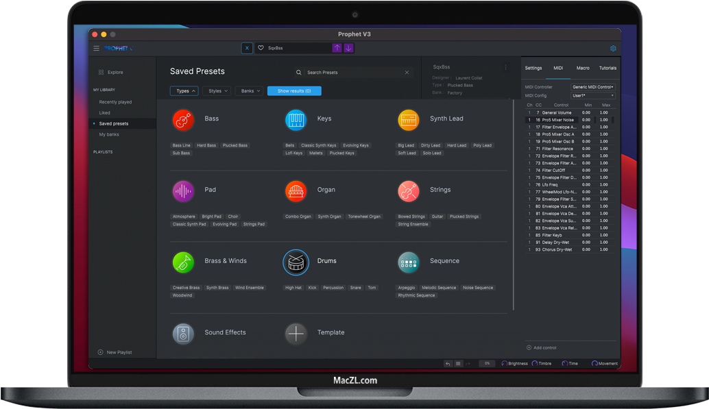 Arturia Prophet V3 for Ma 多功能仿真音乐合成器 破解版下载