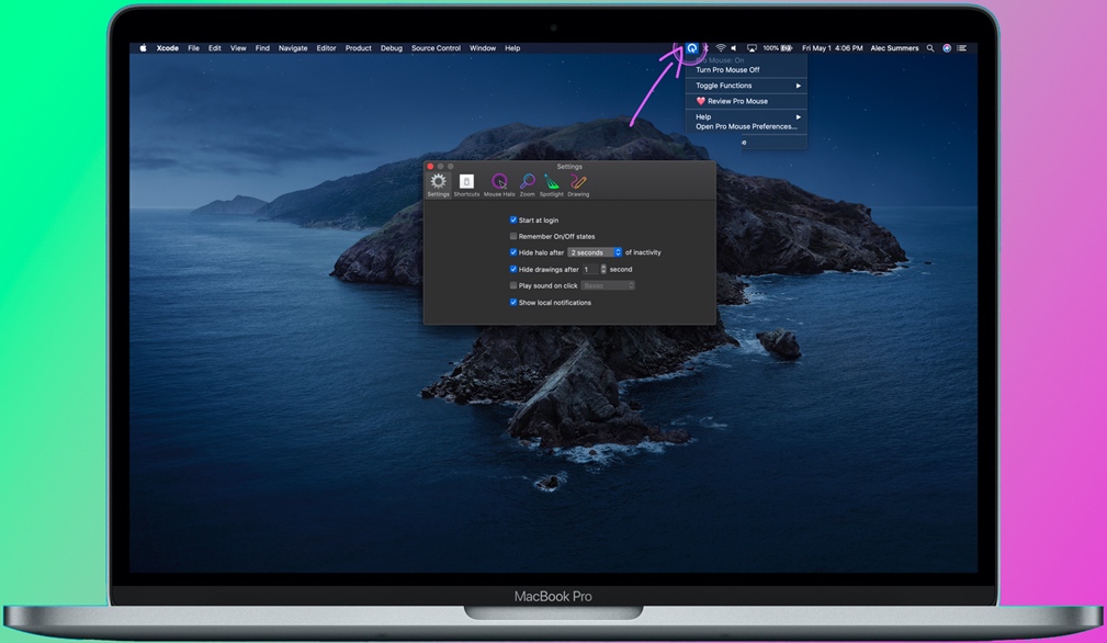 Pro Mouse for Mac 苹果鼠标画板演示软件 中文破解版免费下载